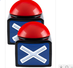 Buzzer électronique OEM en plastique à piles avec lumière LED, grand bouton <span class=keywords><strong>de</strong></span> réaction pour jeux <span class=keywords><strong>de</strong></span> <span class=keywords><strong>quiz</strong></span>, compétitions, jeux <span class=keywords><strong>de</strong></span> fête et éducatifs - Product Image 3