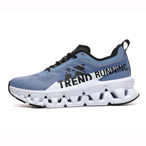 Chaussures <span class=keywords><strong>de</strong></span> <span class=keywords><strong>course</strong></span> pour hommes <span class=keywords><strong>de</strong></span> haute qualité, style rétro, à enfiler, avec empeigne en maille, bout pointu, légères, respirantes, pour l'été - Product Image 4