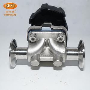 Válvula <span class=keywords><strong>de</strong></span> diafragma sanitaria con clip <span class=keywords><strong>de</strong></span> <span class=keywords><strong>soldadura</strong></span> a tope <span class=keywords><strong>de</strong></span> rosca hembra Manual <span class=keywords><strong>de</strong></span> acero inoxidable <span class=keywords><strong>de</strong></span> 2 vías SGM para suministro <span class=keywords><strong>de</strong></span> agua o drenaje - Product Image 6