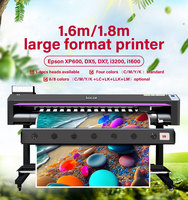 Lecai fábrica 1,6 M 1,8 m 1440DPI mejor Flex banner plotter impresora de gran formato i3200E1 cabezal de impresión impresora eco solvente
