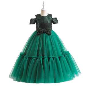 Vestido <span class=keywords><strong>de</strong></span> Princesa Plegable para Fiesta <span class=keywords><strong>de</strong></span> Niña <span class=keywords><strong>de</strong></span> 6 Años, Vestido <span class=keywords><strong>de</strong></span> Novia Floral <span class=keywords><strong>de</strong></span> Alta Gama - Product Image 4