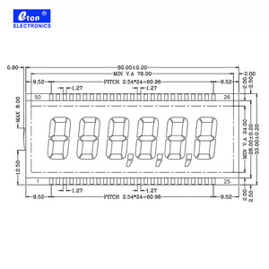 Wholesale High Quality 6 <strong>Digit</strong> 7 Segment LCD Screen <strong>Display</strong> for Fuel Dispenser - Product Image 6