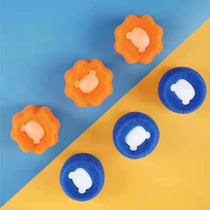 Épilateur en plastique anti-adhésif pour <span class=keywords><strong>le</strong></span> nettoyage des poils de <span class=keywords><strong>chat</strong></span> Conception de boule de tambour d'aspiration pour machine à laver Filtre boules de linge Disques - Product Image 2
