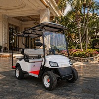 Voiturette de golf électrique homologuée Tarion pour 4 personnes, batterie lithium 72V, propulsion arrière, système de freinage double, 30-50 km/h, autonomie 90 km