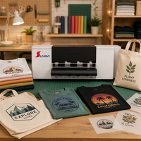 Machine DTF Sunika XP600 12 pouces, film PET, encre blanche intelligente, entièrement automatique pour textile, sans PC, impression haute résolution WiFi