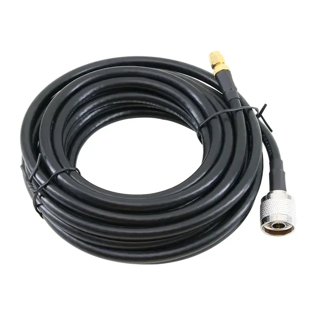 SMA Male to N Male Connector 5D-FB 50-5 Coaxial Cable RF Adapter Cable RG6 50Ohm 1/2/3m 5m 10m 15m