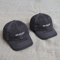 Gorras de Béisbol de Alta Calidad con Logotipo Bordado Personalizado, Visera Curva, Estilo Deportivo y de Golf, Costuras en Contraste, Gorras de 6 Paneles Sin Estructura para Hombre
