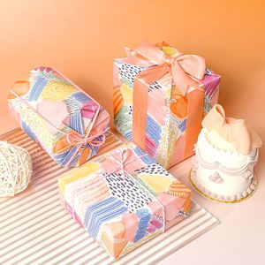 Wholesale High Quality <b>Birthday</b> Tissue <b>Rolls</b> Brush Stroke Block Packaging <b>Wrapping</b> <b>Paper</b> <b>Roll</b> Uperior Craftsmanship - Product Image 5