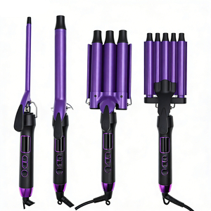 เครื่องม้วนผมเคลือบเซรามิก 35 วัตต์ พร้อมหน้าจอดิจิตอล แสดงอุณหภูมิ 130-210 องศาเซลเซียส ใช้ได้สองแรงดันไฟฟ้า รุ่น WLB-013  โซลูชั่นจัดแต่งทรงผมแบบออลอินวัน ใช้งานง่าย - Product Image 6