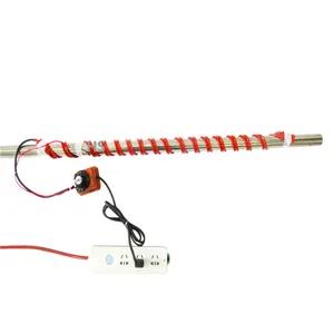 Banda de silicona Flexible para calentador de alta temperatura, 220V, 15MM, 25MM, 30MM, 50MM, 100W, 500W, con controlador de temperatura