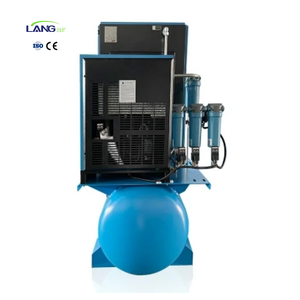 Langair 15 11Kw Stationary Industrial All in One <b>Screw</b> Air Compressor With Air Dryer - Product Image 5