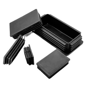 Tapones de tubo de acero inoxidable negro Xinglong para accesorios de muebles, tapas cuadradas para conectores de muebles - Product Image 4