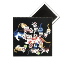 Aimant de réfrigérateur 3D manuel de personnalisation en PVC, ensemble de machine à fabriquer des insignes à bouton carré, équipement d'automatisation, PLC de 1 an
