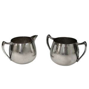 Ensemble de crémier et de sucre en acier inoxydable de qualité supérieure en métal brillant poli ustensiles de cuisine crémier pichet à lait - Product Image 4