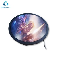 ZKDisplay Panel layar Lcd Ips bulat 23.6 inci 1280*1280 DV236FBM-N00 untuk toko ritel tanda Digital grosir odm pemasok
