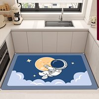 Tapis de cuisine antidérapant de style moderne luxueux, confortable et résistant à l'huile