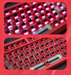 במלאי OUTEMU Dragon Fruit V3 Axis Fast Rebound Shaft למקלדת מכנית עם מתגים לינאריים משומנים במפעל עם עדשה בעלת חמישה פינים - Product Image 3