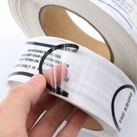 Logo de marque en vinyle auto-adhésif de qualité supérieure, étiquettes d'emballage en rouleau, autocollants personnalisés transparents
