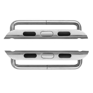 Keepwin Sang Trọng 316L Thép Không Gỉ Kết Nối Vít <span class=keywords><strong>Adapter</strong></span> Ban Nhạc Đồng Hồ Kết Nối Cho Thông Minh Đồng Hồ 11 10 9/8/7/6/5/4 - Product Image 1