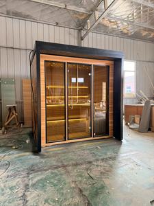 Sauna <span class=keywords><strong>a</strong></span> <span class=keywords><strong>Legna</strong></span> <span class=keywords><strong>di</strong></span> Lusso per Esterni, Stufa per Sauna Finlandese <span class=keywords><strong>a</strong></span> <span class=keywords><strong>Legna</strong></span> per Due-Tre Persone, Riscaldamento Commerciale in Legno <span class=keywords><strong>di</strong></span> Cedro Rosso per Esterni - Product Image 3