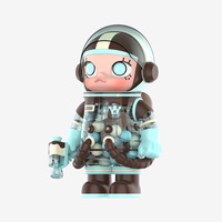 Коллекционная фигурка POPMART MEGA SPACE MOLLY 1000% Mint Chocolate, аниме-кукла из ПВХ, масштаб 1/12, подарочная коробка-сюрприз для демонстрации