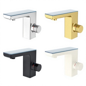 Grifo Mezclador de Lavabo de Lujo con Válvula Cerámica Sin Contacto, de Aleación de Zinc, Montado en Cubierta, con 1 Manija, Interruptor Automático, Digital Inteligente - Product Image 3