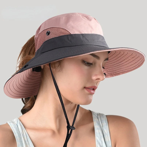 Chapeau de soleil pliable en maille pour femme, protection UV, idéal pour la plage, la pêche et la randonnée estivale - Product Image 3