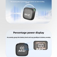 Neues MIC3 Dynamisches Kabelloses Lavaliermikrofon mit KI-Geräuschunterdrückung für Type-C/Port, 20Hz-20KHz Frequenzgang für Outdoor-Live-Aufnahmen