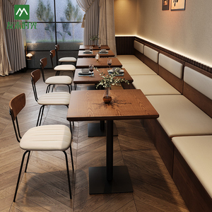 Conjunto <span class=keywords><strong>de</strong></span> Mesa <span class=keywords><strong>y</strong></span> <span class=keywords><strong>Sillas</strong></span> <span class=keywords><strong>de</strong></span> <span class=keywords><strong>Madera</strong></span> Contemporáneo <span class=keywords><strong>para</strong></span> <span class=keywords><strong>Restaurante</strong></span>, con Diseño Ecológico <span class=keywords><strong>y</strong></span> Duradero <span class=keywords><strong>para</strong></span> Uso Comercial - Product Image 2