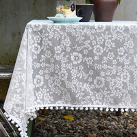 Nappe de table anti-taches en tissu de restaurant de fête de mariage nappe imprimée en polyester personnalisée rectangulaire