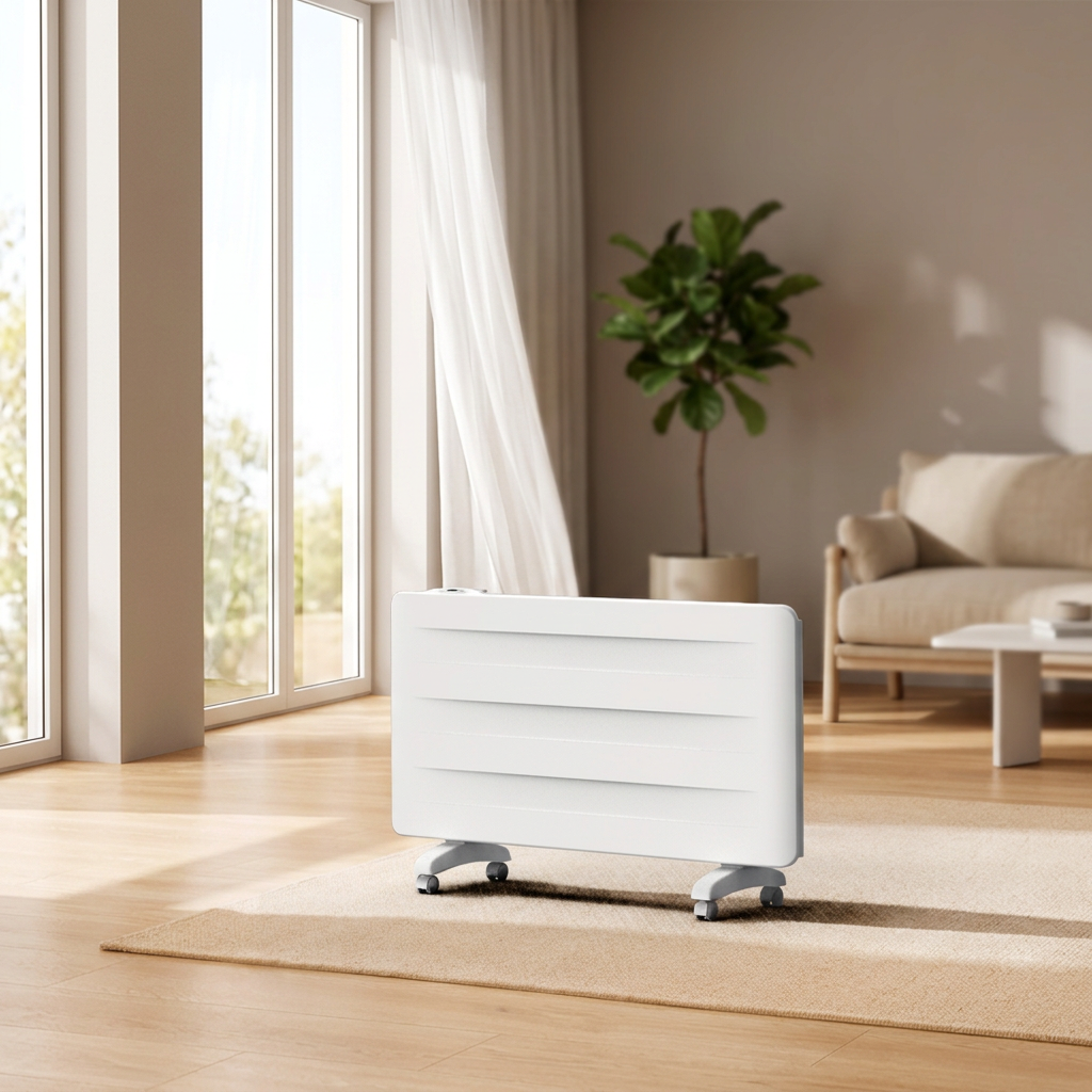 Intelligent Remote Control App-Controlled Portable Smart Convector Heater with Adjustable Thermostat up to 249 ft Coverage