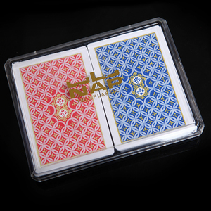 Disponibile |   <span class=keywords><strong>Carte</strong></span> da Gioco in Plastica Impermeabili al 100% NAP Double Deck Poker, Un Dozzino con Design Assortiti, Direttamente dalla Fabbrica - Product Image 2