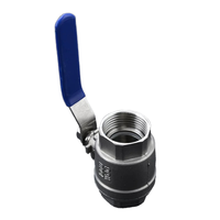 Vanne à bille en acier inoxydable 1pc/2pc 3/4 \ "BSP NTP WOG1000 Raccordements de tuyaux d'eau multi-tailles 1Way 2Way OEM personnalisable