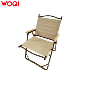 Fauteuil pliant en bois Woqi 21,26x18,31x30,71 pouces, chaise de plage portable d'extérieur avec dossier pour la pêche et les voyages en voiture - Product Image 4