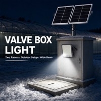 Lampu Sorot Aluminium Tenaga Surya Nirkabel Kustom IP66 Lampu LED Luar Ruangan Sensor Gerak Kontrol Jarak Jauh Taman Dinding Pintu