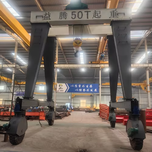 รถเครนแบบพอร์ทัลคุณภาพสูง 50 ตัน พร้อมรอกไฟฟ้าแบบใหม่ขนาด 100 ตัน ปรับแต่งได้ 8-1 10 ตัน อุปกรณ์ก่อสร้าง รถมอเตอร์สำหรับงานฟาร์ม - Product Image 1