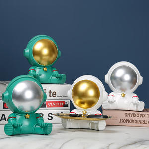 นักบินอวกาศช่องเก็บกุญแจ<span class=keywords><strong>ประตู</strong></span>ทางเข้าของนักบินอวกาศถาดใส่รองเท้าวัสดุเรซินตกแต่งคริสต์มาส - Product Image 2