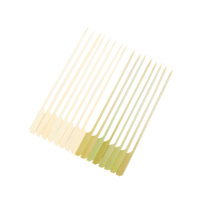 Brochettes en bambou naturel vert de 18 cm, type canon