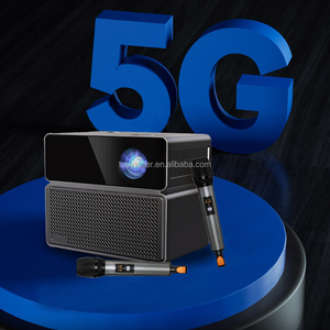 Touyinger E900 1080P Full HD karaoke chiếu <span class=keywords><strong>2</strong></span> Micro 500 Ansi <span class=keywords><strong>Android</strong></span> 9.0 rạp hát tại nhà di động ktv tính năng <span class=keywords><strong>Wifi</strong></span> dẫn đèn - Product Image 3