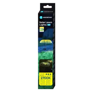 Luz LED solar de ambiente 2700k, acero inoxidable, ideal para iluminar jardines y espacios exteriores. - Product Image 2