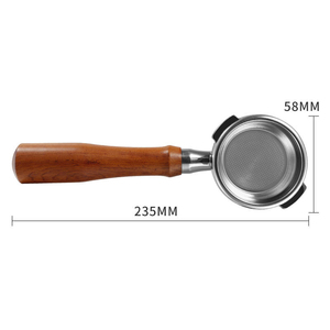 Portafiltro sin fondo de 58 mm - Se adapta perfectamente a las máquinas de café expreso <span class=keywords><strong>Gaggia</strong></span> BABY, RI9380/49 <span class=keywords><strong>Classic</strong></span> Evo Pro - Product Image 4