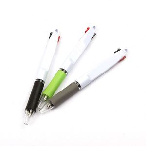 Vente flash, impression publicitaire bon marché, stylo à bille en plastique à 2 couleurs d'encre avec logo personnalisé - Product Image 4