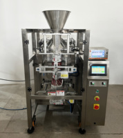 Machine d'emballage verticale automatique 100g 300g 500g pour snacks/biscuits, chips, avec fonction de mise sous film, de purge de gaz, d'étiquetage de date et de capsulage