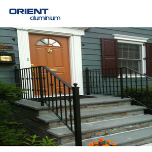 Balustrade Handlauf Bronze Dekorativ Chrom Metall Türkische Designs Deck Treppe Balkon Aluminiumrohr Geländer Metall - Product Image 3