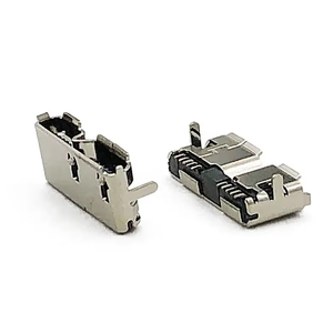 Conectores y Receptáculos SMT Coorle <span class=keywords><strong>Micro</strong></span> <span class=keywords><strong>USB</strong></span> Tipo B 3.0 de 10 Pines Hembra para Puerto de Disco Duro Móvil, 1000 Unidades/Bandeja - Product Image 3