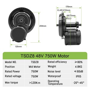 <span class=keywords><strong>Kit</strong></span> de conversion de vélo électrique GreenPedel à <span class=keywords><strong>moteur</strong></span> central 48V 750W avec contrôleur intégré 48V 22A, puissance de couple élevée - Product Image 4