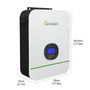 Inversor Híbrido Growatt SPF 6000ES <span class=keywords><strong>Plus</strong></span> de 6kW con Salida de CA, Sistema Solar Fuera de la Red con Onda Sinusoidal Pura y Frecuencia de 60Hz para Uso Doméstico - Product Image 1
