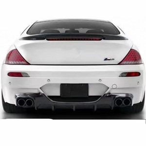 Factory Car M6 E63 E64 Carbon Fiber Diffuser v Style Car Rear Bumper <b>Splitter</b> Diffuser <b>Lip</b> for BMW M6 E63 E64 Auto Body Kits - Product Image 4