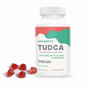 Печень Детокс ион очищает Tudca дополнение TUDCA жевательный мармелад Tudca печени 500 мг Поддержка здоровья помощи Детокс и очищают
