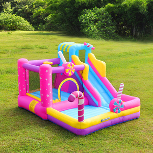 <span class=keywords><strong>Château</strong></span> Gonflable Danseur Sucré pour Enfants, Trampoline Intérieur, Toboggan Extérieur, Lit de Saut, Petit <span class=keywords><strong>Château</strong></span> Ludique - Product Image 1